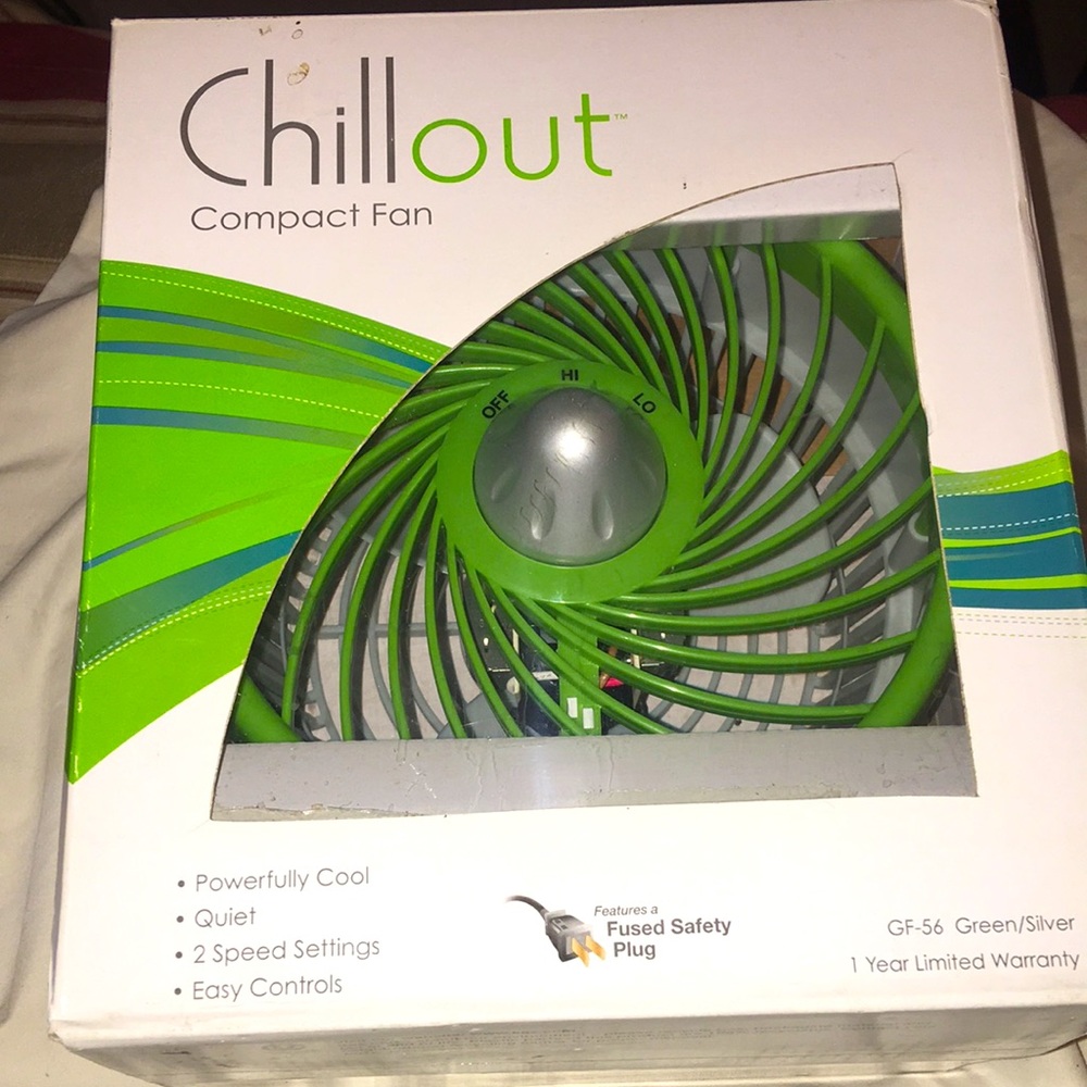 Chill out compact fan Ventilator GF 56 green/silver